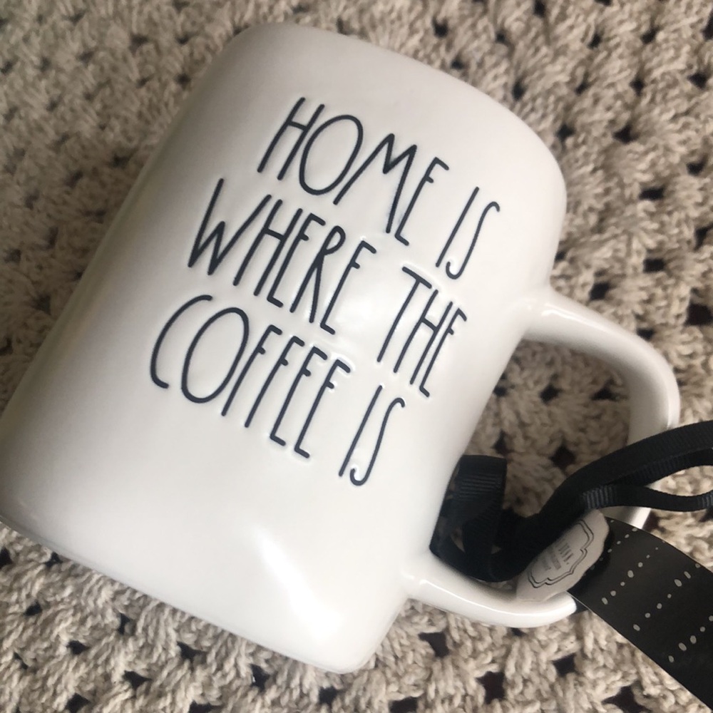 Rae Dunn HOME IS WHERE THE COFFEE IS Mug - Picture 5 of 5